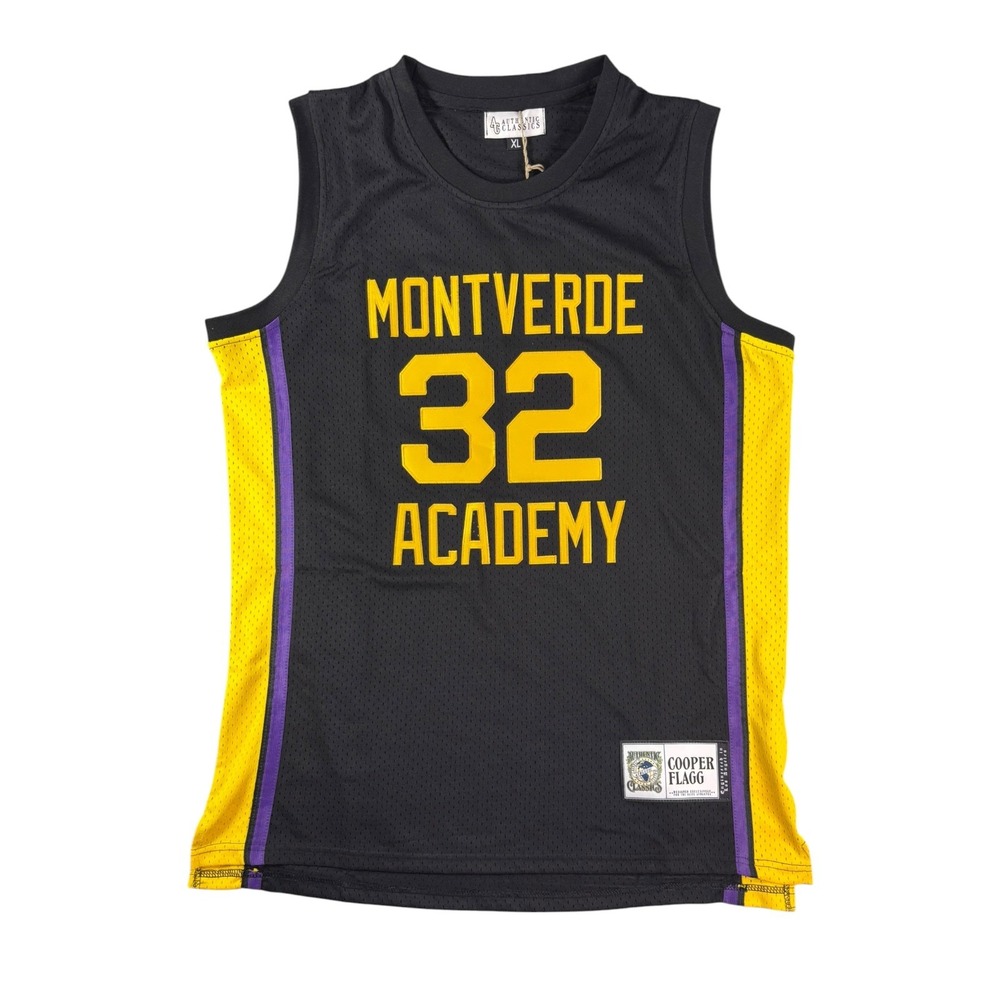 Cooper Flagg Montverde Academy High School Jersey Authentic Classics Black XL